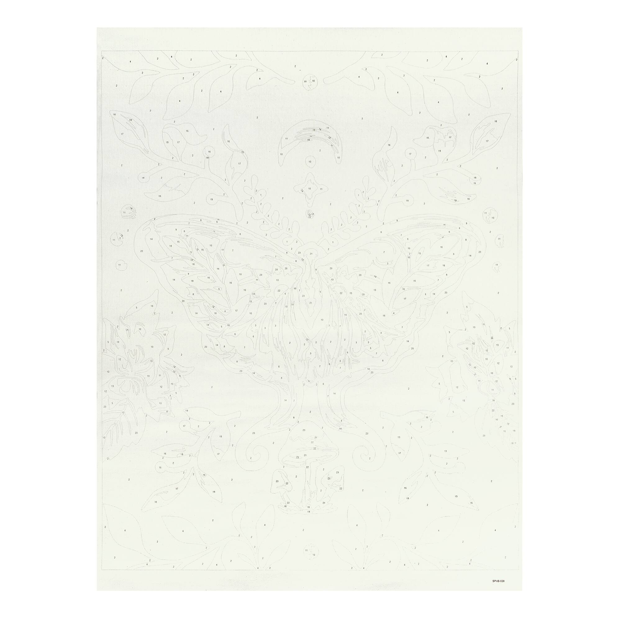 16" x 20" Pink Jungle Butterfly Paint-by-Number Kit by Artist's Loft®